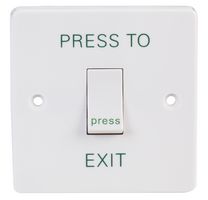 White Push to Exit Switch